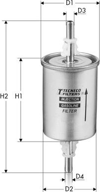 Tecneco Filters IN55/2 - Kraftstofffilter alexcarstop-ersatzteile.com