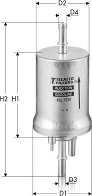 Tecneco Filters IN1041 - Kraftstofffilter alexcarstop-ersatzteile.com