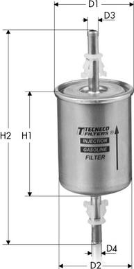 Tecneco Filters IN56 - Kraftstofffilter alexcarstop-ersatzteile.com