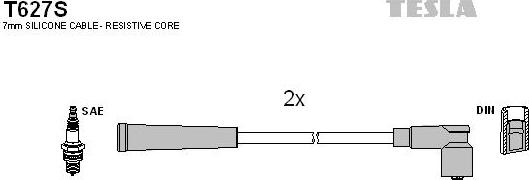 TESLA T627S - Zündleitungssatz alexcarstop-ersatzteile.com
