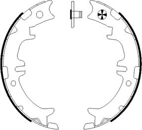 Textar 91060500 - Bremsbackensatz, Feststellbremse alexcarstop-ersatzteile.com