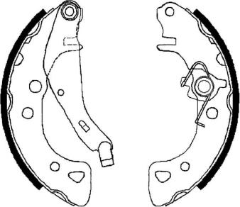 Textar 91038000 - Bremsbackensatz alexcarstop-ersatzteile.com