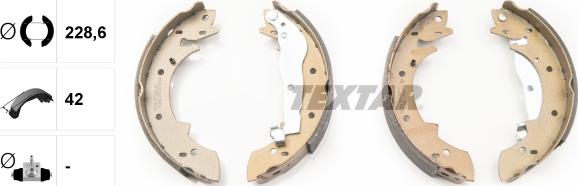 Textar 91033800 - Bremsbackensatz alexcarstop-ersatzteile.com