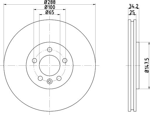 Textar 92082400 - Bremsscheibe alexcarstop-ersatzteile.com