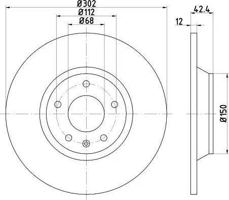 Textar 92159510 - Bremsscheibe alexcarstop-ersatzteile.com