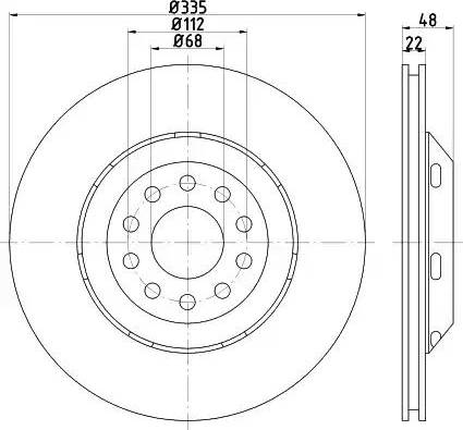 Textar 92206410 - Bremsscheibe alexcarstop-ersatzteile.com