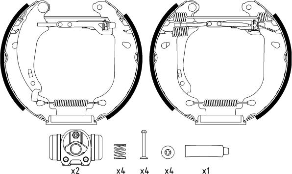 Textar 84053700 - Bremsbackensatz alexcarstop-ersatzteile.com