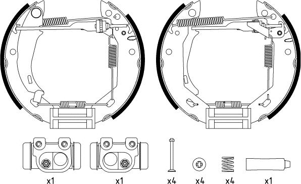 Textar 84031804 - Bremsbackensatz alexcarstop-ersatzteile.com