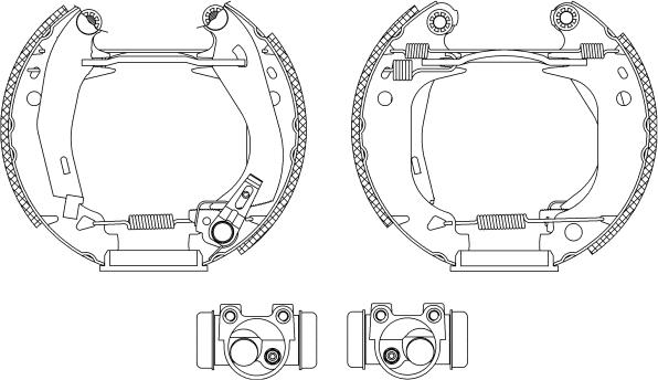 Textar 84038203 - Bremsbackensatz alexcarstop-ersatzteile.com