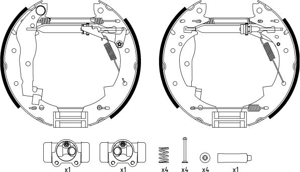 Textar 84033800 - Bremsbackensatz alexcarstop-ersatzteile.com