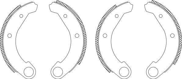 Textar 83000200 - Bremsbackensatz alexcarstop-ersatzteile.com