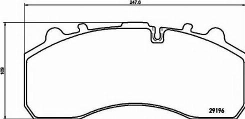 Textar 12-5328 - Bremsbelagsatz, Scheibenbremse alexcarstop-ersatzteile.com