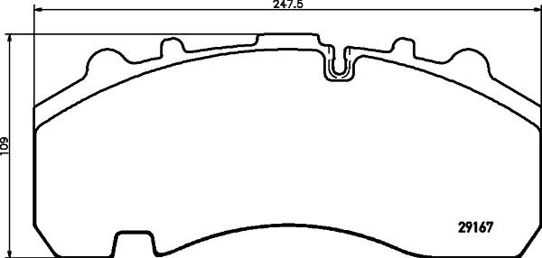 Textar 2916703 - Bremsbelagsatz, Scheibenbremse alexcarstop-ersatzteile.com