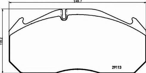 Textar 2911370 - Bremsbelagsatz, Scheibenbremse alexcarstop-ersatzteile.com