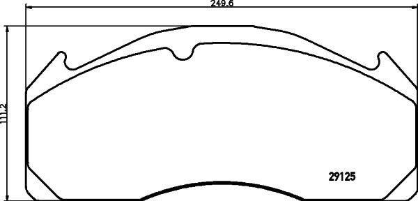 Textar 2912503 - Bremsbelagsatz, Scheibenbremse alexcarstop-ersatzteile.com