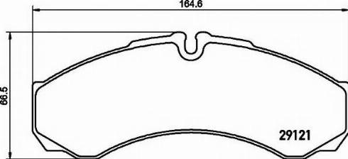 Textar 2912170 - Bremsbelagsatz, Scheibenbremse alexcarstop-ersatzteile.com