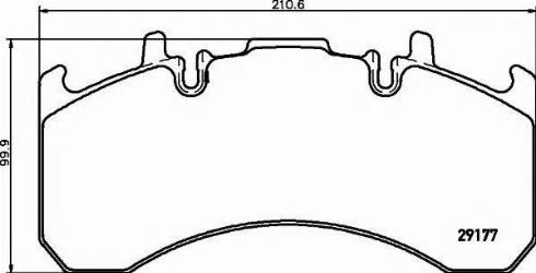 DT Spare Parts 4057795689688 - Bremsbelagsatz, Scheibenbremse alexcarstop-ersatzteile.com