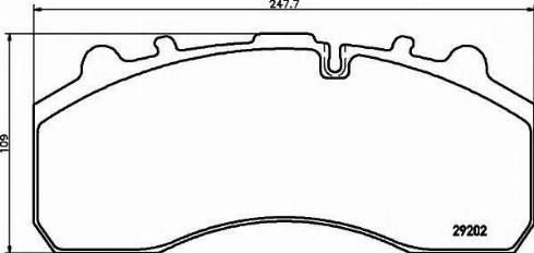 Textar 2920272 - Bremsbelagsatz, Scheibenbremse alexcarstop-ersatzteile.com