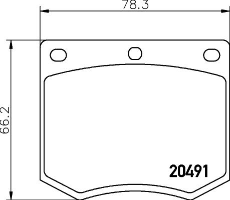 Textar 2049105 - Bremsbelagsatz, Scheibenbremse alexcarstop-ersatzteile.com