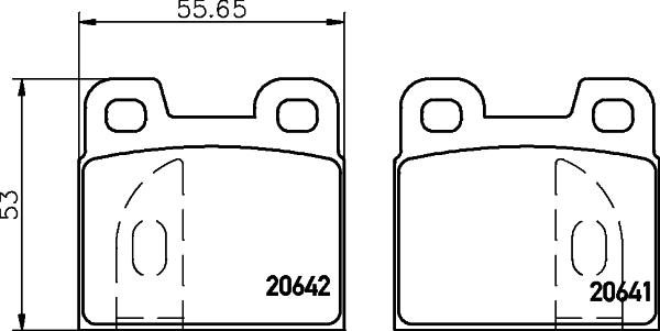 Textar 2064103 - Bremsbelagsatz, Scheibenbremse alexcarstop-ersatzteile.com