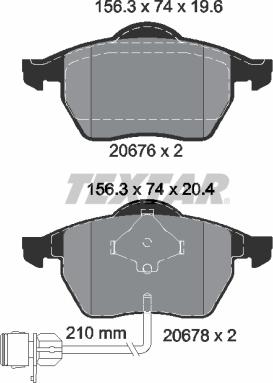 Textar 89008900 - Bremsensatz, Scheibenbremse alexcarstop-ersatzteile.com