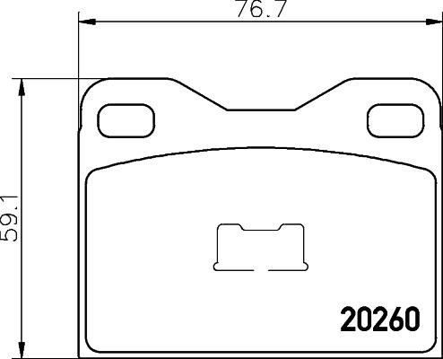 Textar 2026001 - Bremsbelagsatz, Scheibenbremse alexcarstop-ersatzteile.com