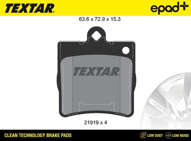 Textar 2191901CP - Bremsbelagsatz, Scheibenbremse alexcarstop-ersatzteile.com