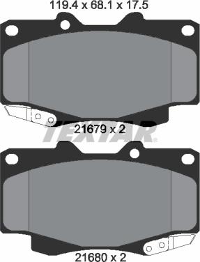 ACDelco AC897981D - Bremsbelagsatz, Scheibenbremse alexcarstop-ersatzteile.com