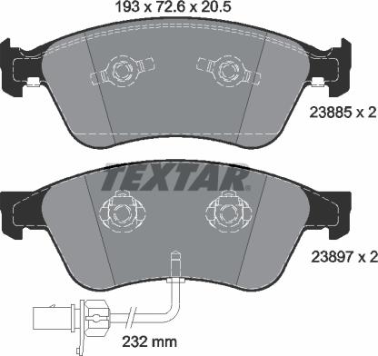 Valeo 670845 - Bremsbelagsatz, Scheibenbremse alexcarstop-ersatzteile.com