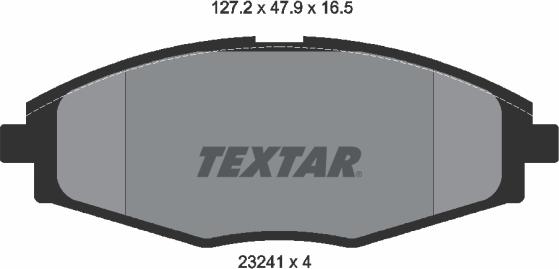 Textar 89014100 - Bremsensatz, Scheibenbremse alexcarstop-ersatzteile.com