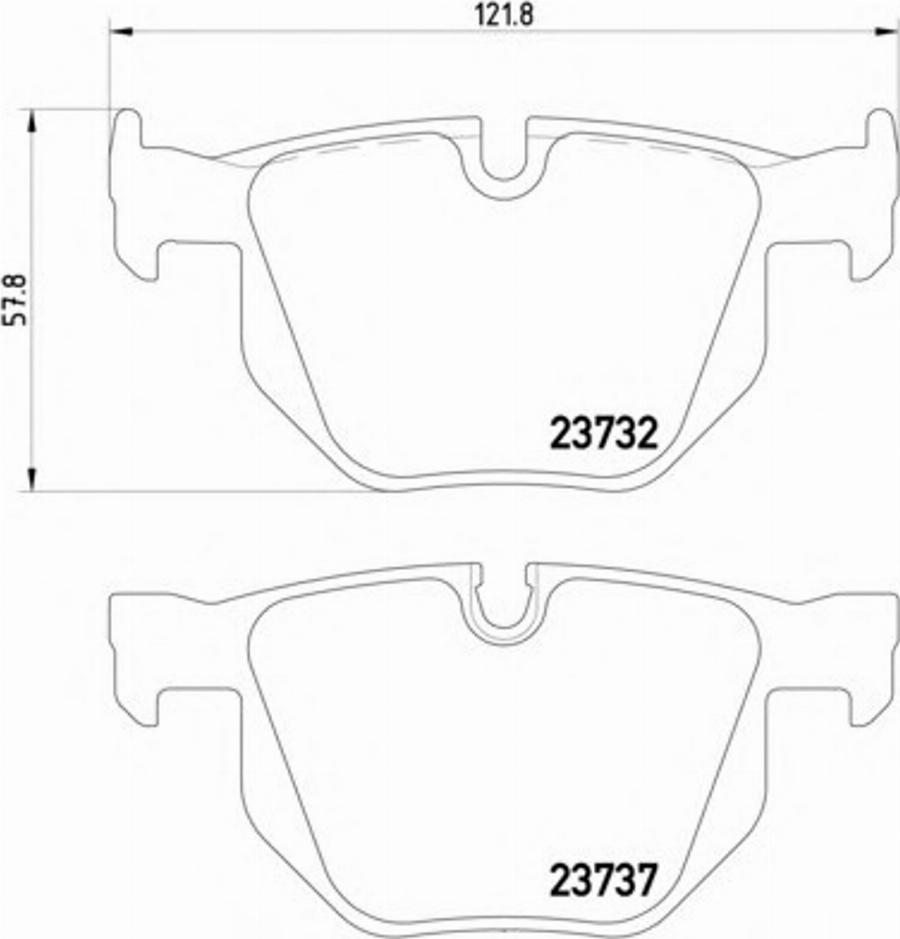 Textar 2373291 - Bremsbelagsatz, Scheibenbremse alexcarstop-ersatzteile.com