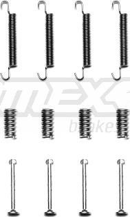 TOMEX brakes TX 40-19 - Zubehörsatz, Bremsbacken alexcarstop-ersatzteile.com