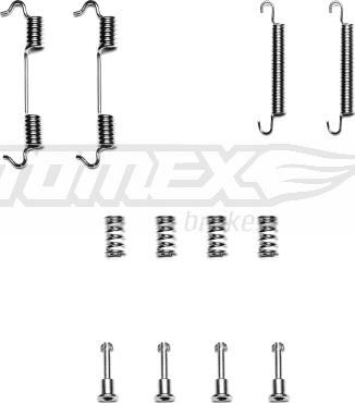 TOMEX brakes TX 40-24 - Zubehörsatz, Bremsbacken alexcarstop-ersatzteile.com