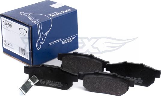 TOMEX brakes TX 10-99 - Bremsbelagsatz, Scheibenbremse alexcarstop-ersatzteile.com