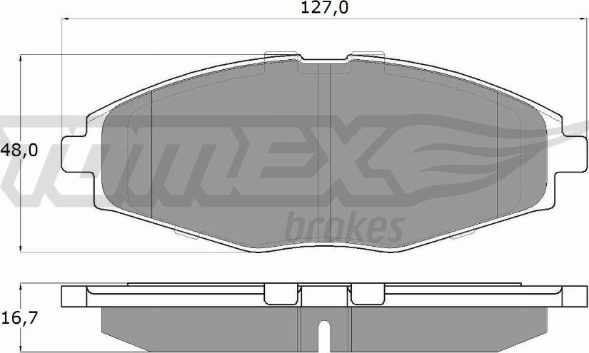 TOMEX brakes TX 10-80 - Bremsbelagsatz, Scheibenbremse alexcarstop-ersatzteile.com