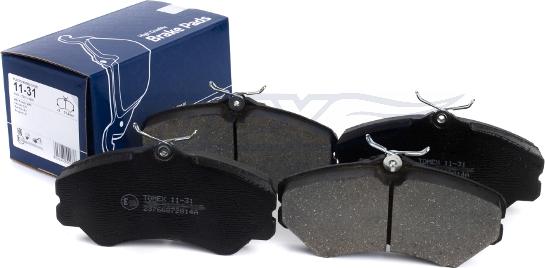 TOMEX brakes TX 11-31 - Bremsbelagsatz, Scheibenbremse alexcarstop-ersatzteile.com