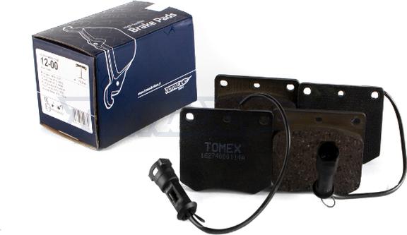 TOMEX brakes TX 12-00 - Bremsbelagsatz, Scheibenbremse alexcarstop-ersatzteile.com