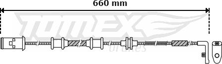 TOMEX brakes TX 30-36 - Warnkontakt, Bremsbelagverschleiß alexcarstop-ersatzteile.com