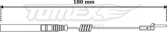 TOMEX brakes TX 31-14 - Warnkontakt, Bremsbelagverschleiß alexcarstop-ersatzteile.com