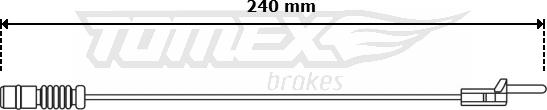 TOMEX brakes TX 31-11 - Warnkontakt, Bremsbelagverschleiß alexcarstop-ersatzteile.com