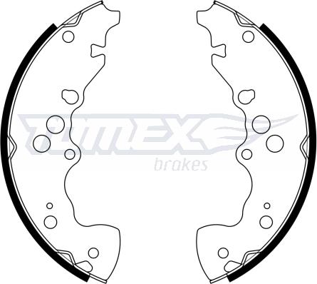 TOMEX brakes TX 22-95 - Bremsbackensatz alexcarstop-ersatzteile.com