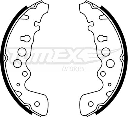 TOMEX brakes TX 22-04 - Bremsbackensatz alexcarstop-ersatzteile.com