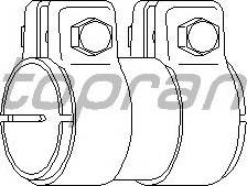 Topran 107 219 685 - Rohrverbinder, Abgasanlage alexcarstop-ersatzteile.com