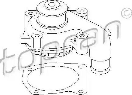 Topran 300 710 - Wasserpumpe alexcarstop-ersatzteile.com