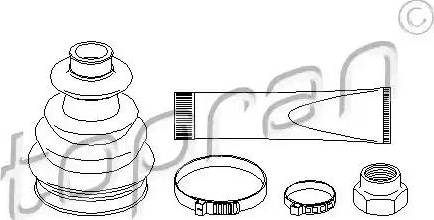 Topran 301 251 - Faltenbalg, Antriebswelle alexcarstop-ersatzteile.com