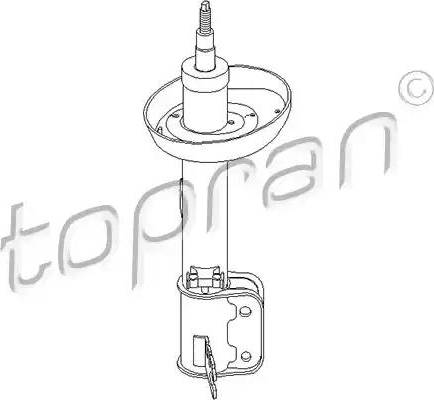 Topran 205 461 - Stoßdämpfer alexcarstop-ersatzteile.com