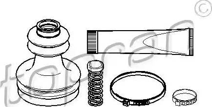 Topran 700 724 - Faltenbalg, Antriebswelle alexcarstop-ersatzteile.com