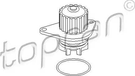 Topran 721 222 - Wasserpumpe alexcarstop-ersatzteile.com