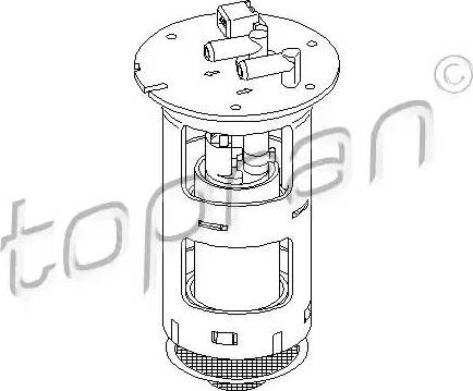 Topran 722 123 - Kraftstofffördermodul alexcarstop-ersatzteile.com