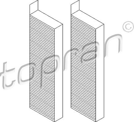 Topran 722 261 - Filter, Innenraumluft alexcarstop-ersatzteile.com